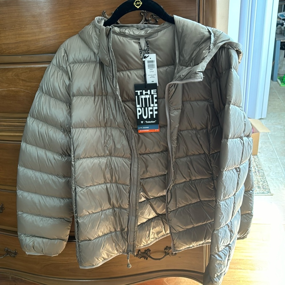 NWT Aritzia Tna Little Puff Jacket - Taupe